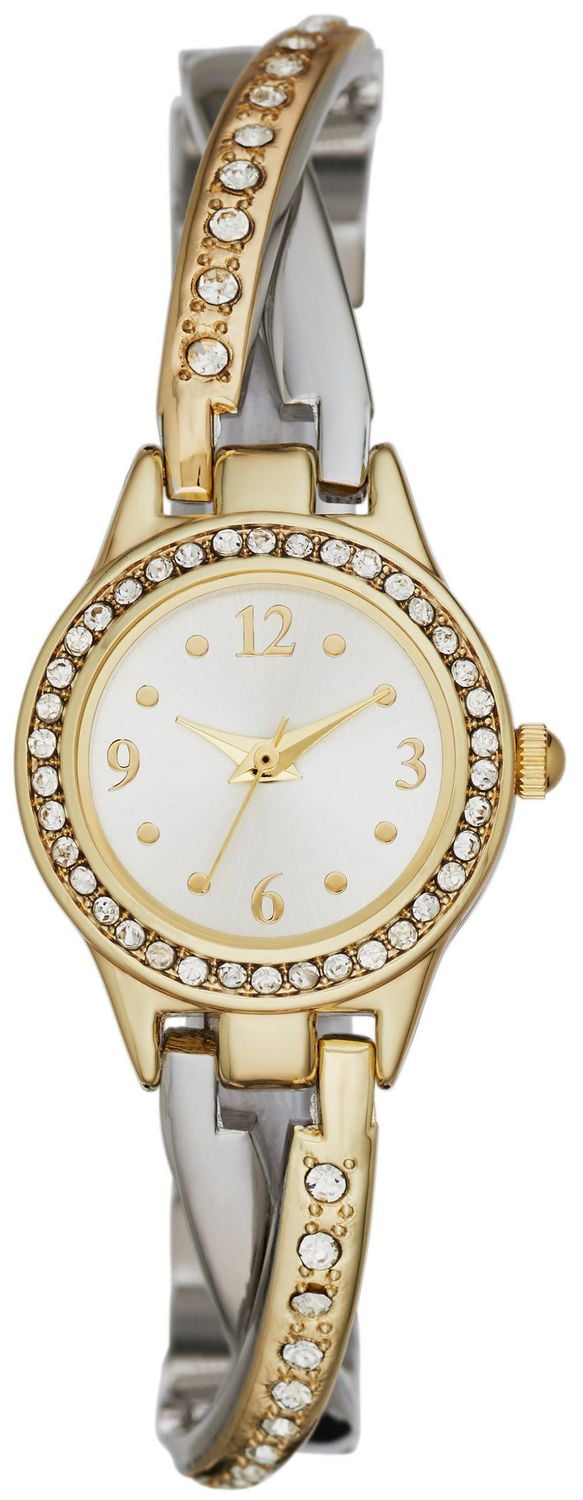 Fashion Watches Women's Fashion Gold And Silver Bracelet Watch