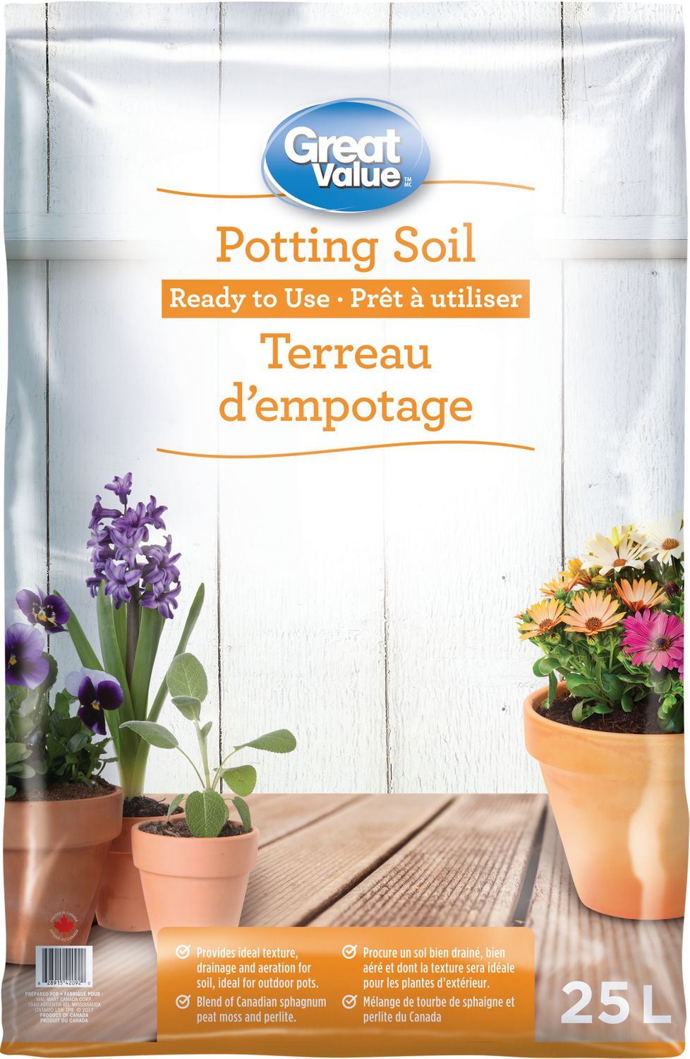 Great Value Potting Soil Walmart Canada