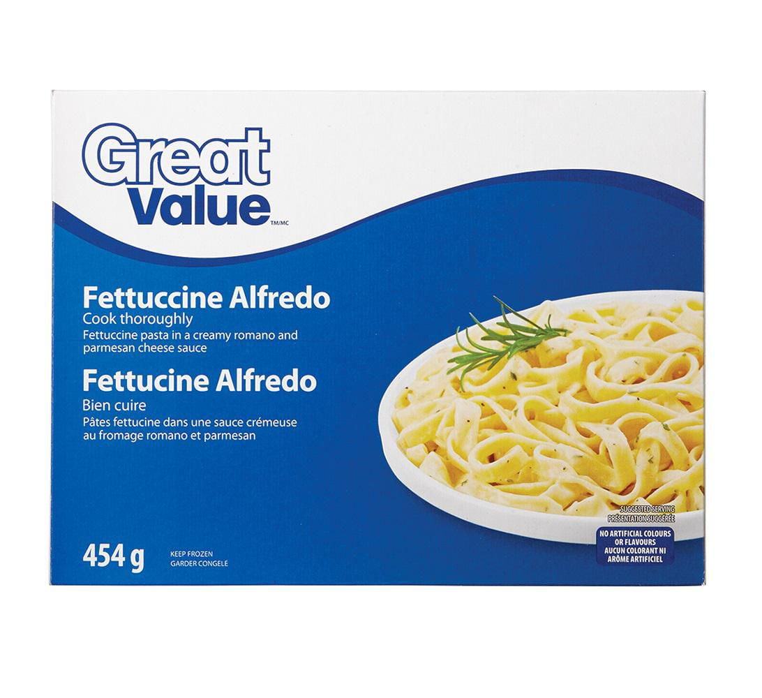 Great Value Fettuccine Alfredo Walmart Canada