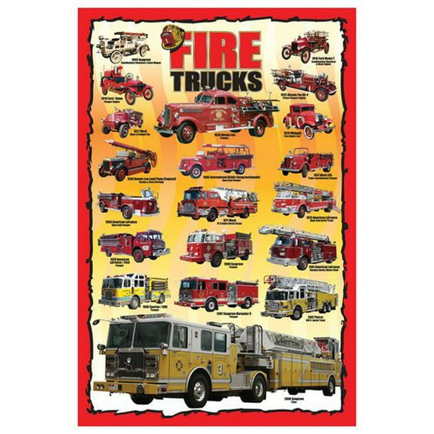 Camions de pompiers pour les enfants