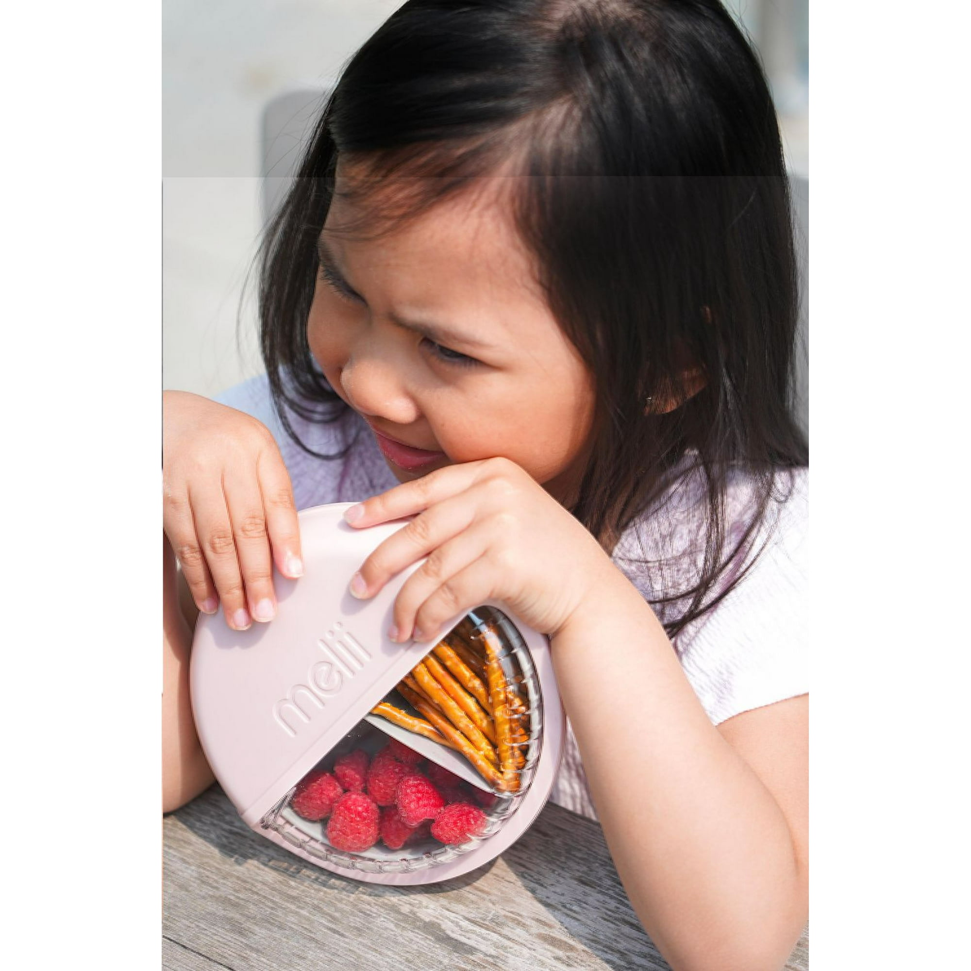 Spin Snack Container, Food Storage for Kids, BPA-Free, Dishwasher