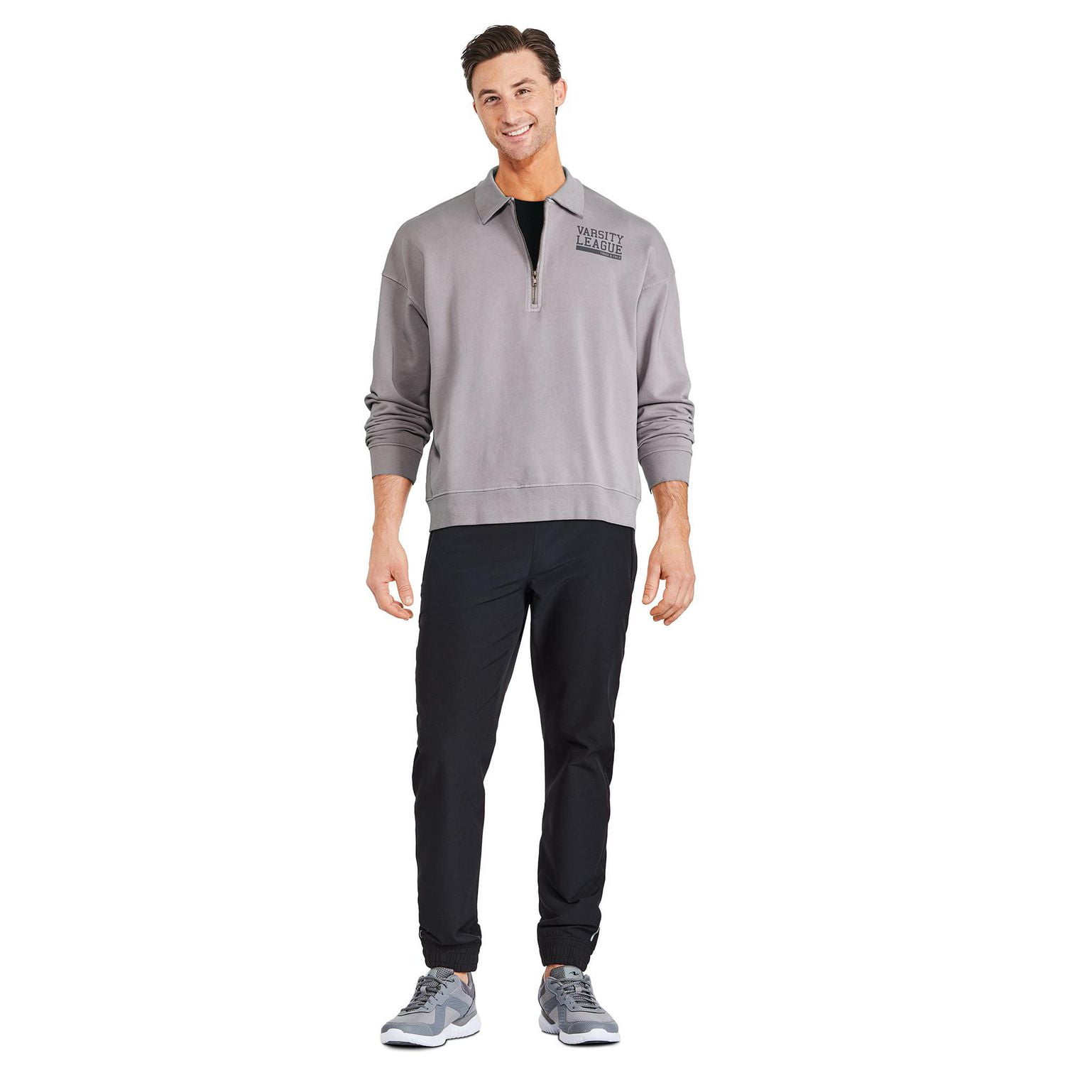 George Men's Quarter-Zip Popover, Sizes S-2XL