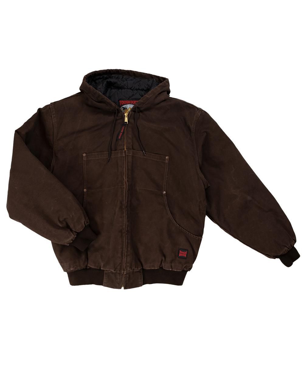 Tough Duck Classic Hooded Duck Bomber Brown Jacket