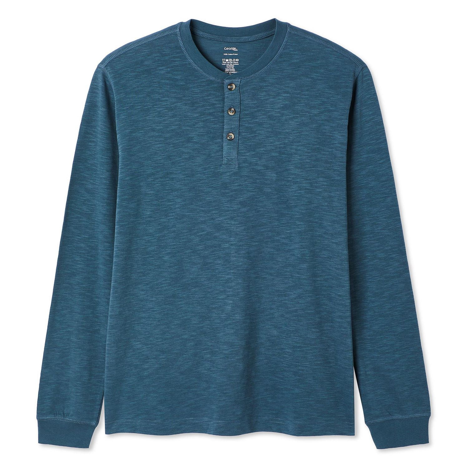 T-shirt henley George pour hommes