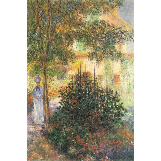 Monet - Camille dans le jardin