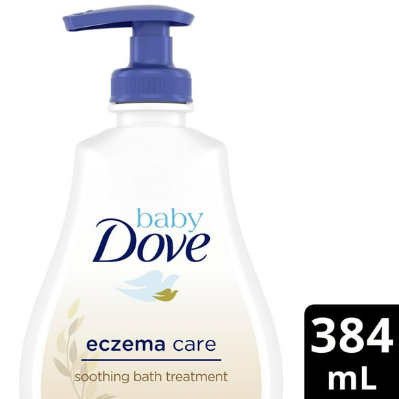 Baby Dove Soothing Bath Treatment Skin Care with Colloidal Oatmeal Eczema Care Suitable for eczema prone skin,, 384 ml