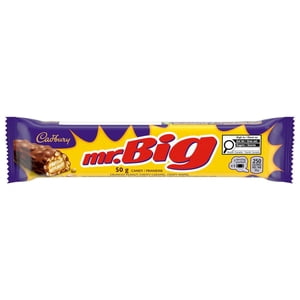 CADBURY MR. BIG Chocolatey Candy Bar, Individually Wrapped Treat, Sweet Treat