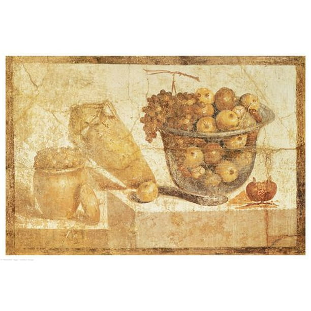 Art roman - bol à Fruits