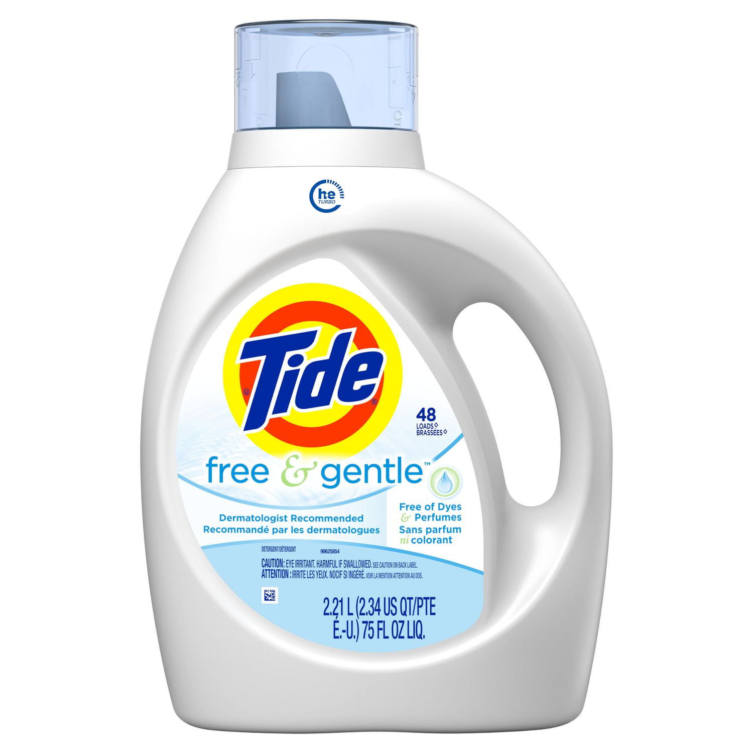 Tide Free & Gentle HE Turbo Clean Liquid Laundry Detergent Walmart Canada
