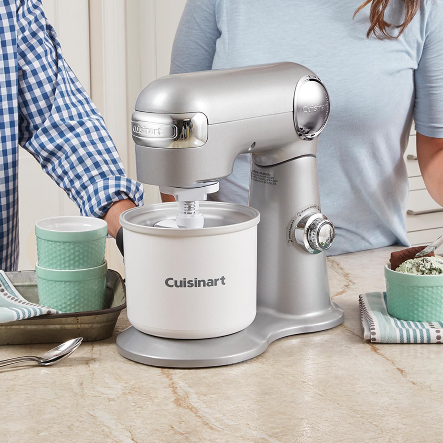 Cuisinart 1.5 Qt. Ice Cream Maker Attachment for SM50 Series Stand Mixer IC- 50 - The Home Depot