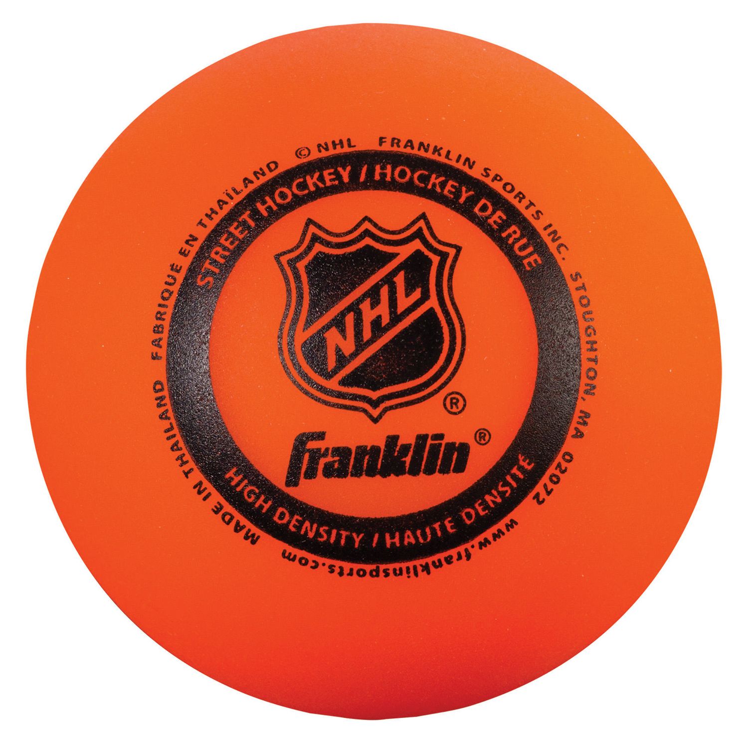 Franklin Sports NHL Super High Density Street Hockey Ball, NHL Street  Hockey Ball