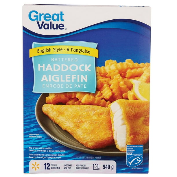 Great Value English Style Battered Haddock Walmart.ca