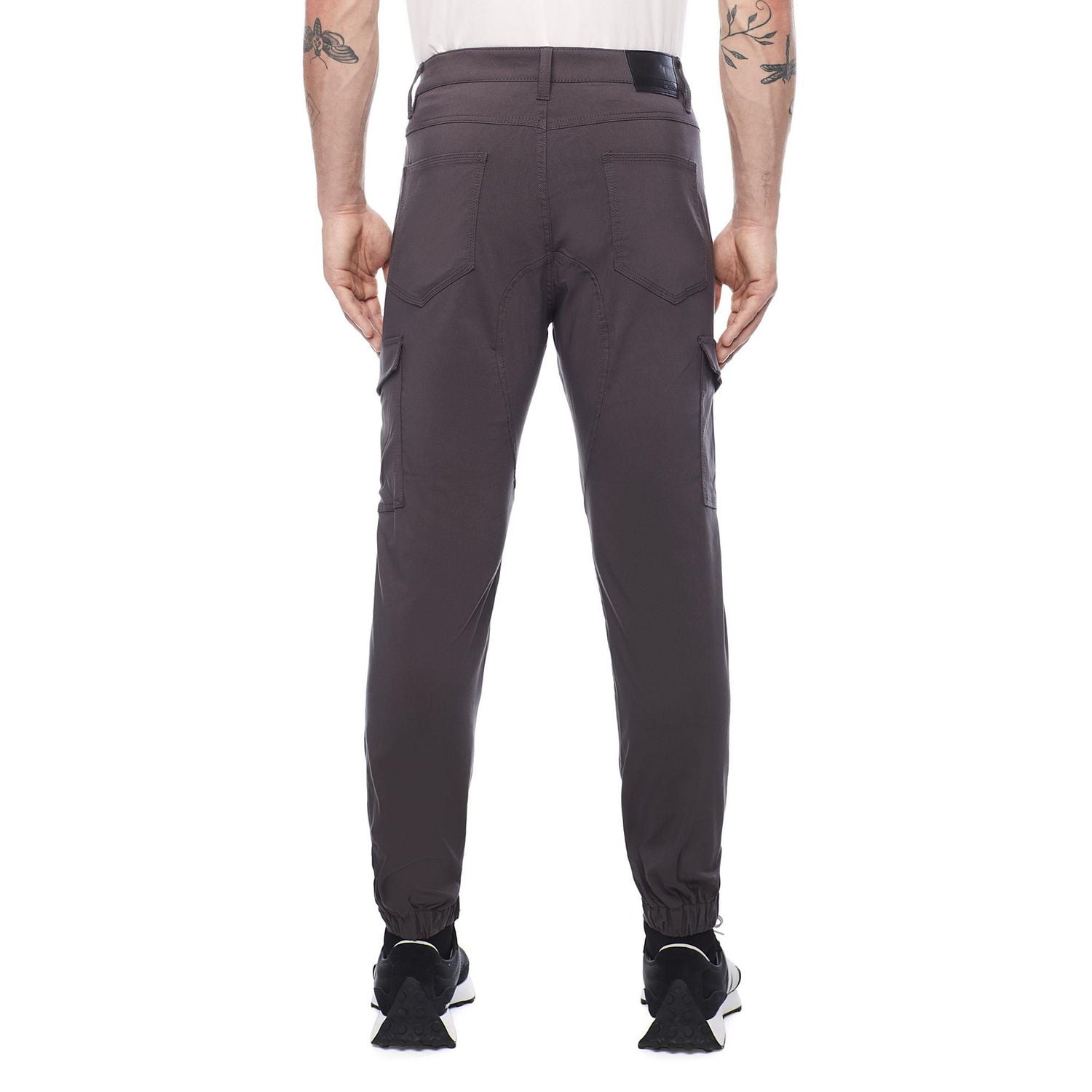Pantalons Cargo "Super Stretch " Dark Black pour hommes