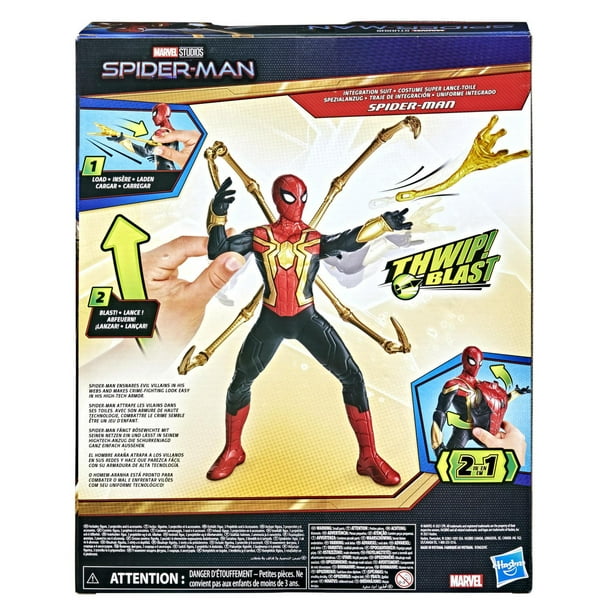Marvel Spider-Man, figurine articulée Spider-Man super lance-toile