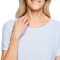 thumbnail image 4 of Iyla Women's Short Sleeve Ripple Tee, 4 of 6