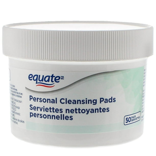 Equate Personal Cleansing Pads 50 Pads Walmartca