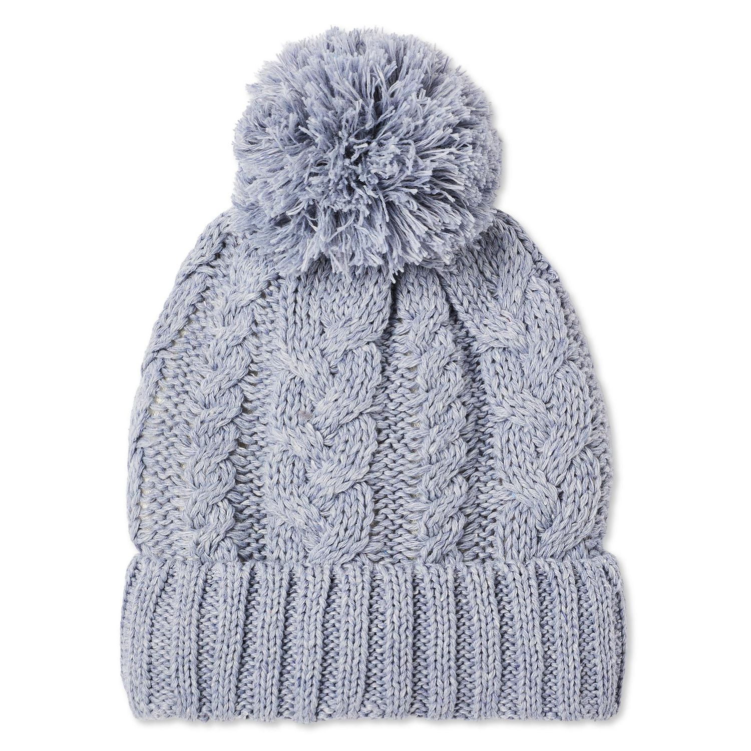 Tuque en maille torsadée Time and Tru pour femmes