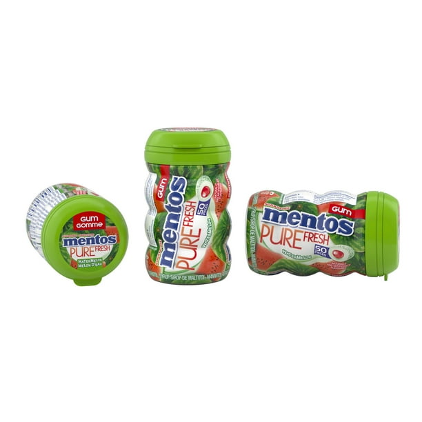 Mentos Pure Fresh Sugar-Free Chewing Gum with Xylitol, Sweet Mint, 50 Piece  Bottle (Pack of 6) at Rs 7024.00, Chewing Gums