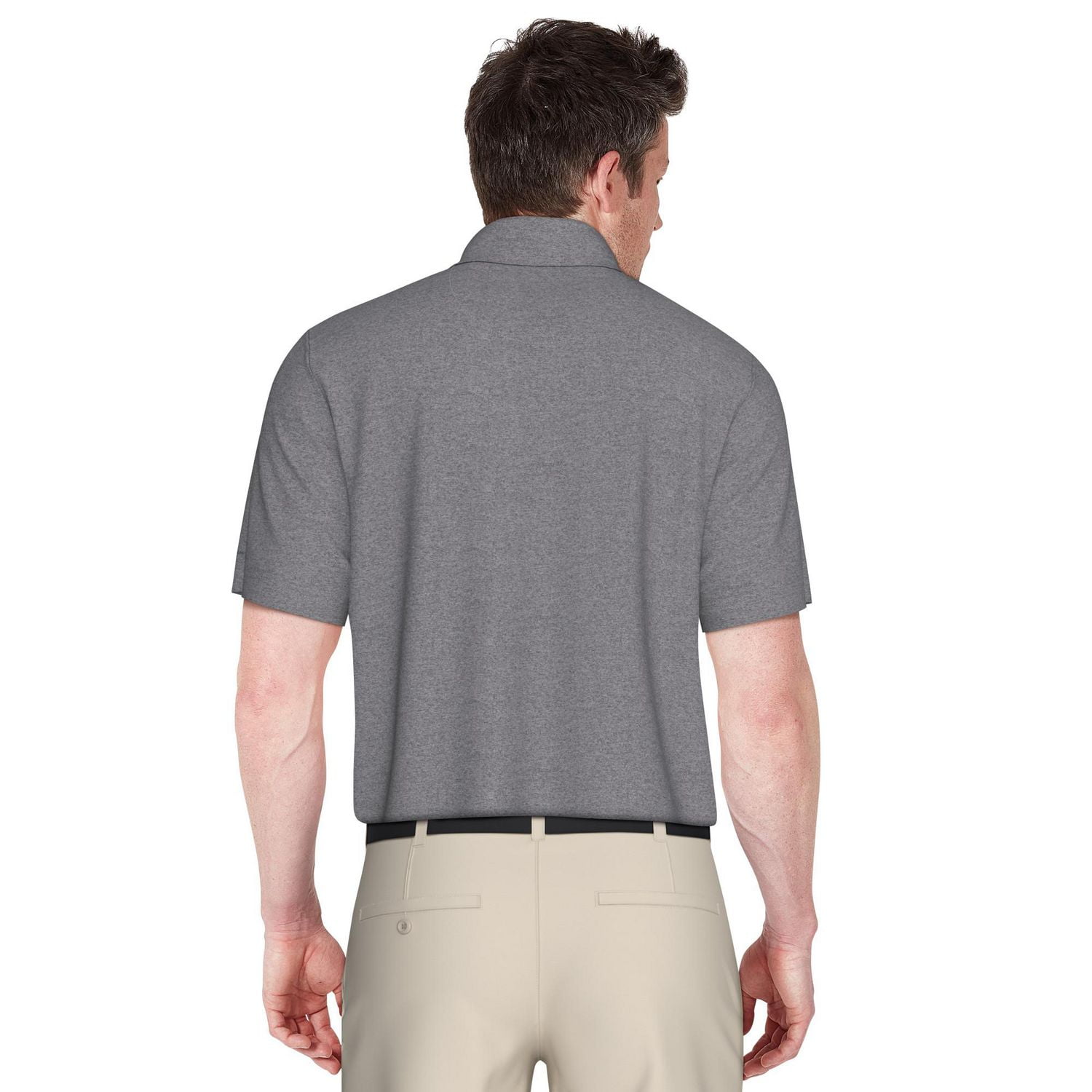 Ben Hogan Men s Heather Fading Front Panel Golf Polo Shirt Ben Hogan Men s Golf Polo