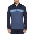 thumbnail image 1 of Ben Hogan Men’s Chest Stripe Ombre Printed Quarter Zip Golf Jacket, 1 of 4