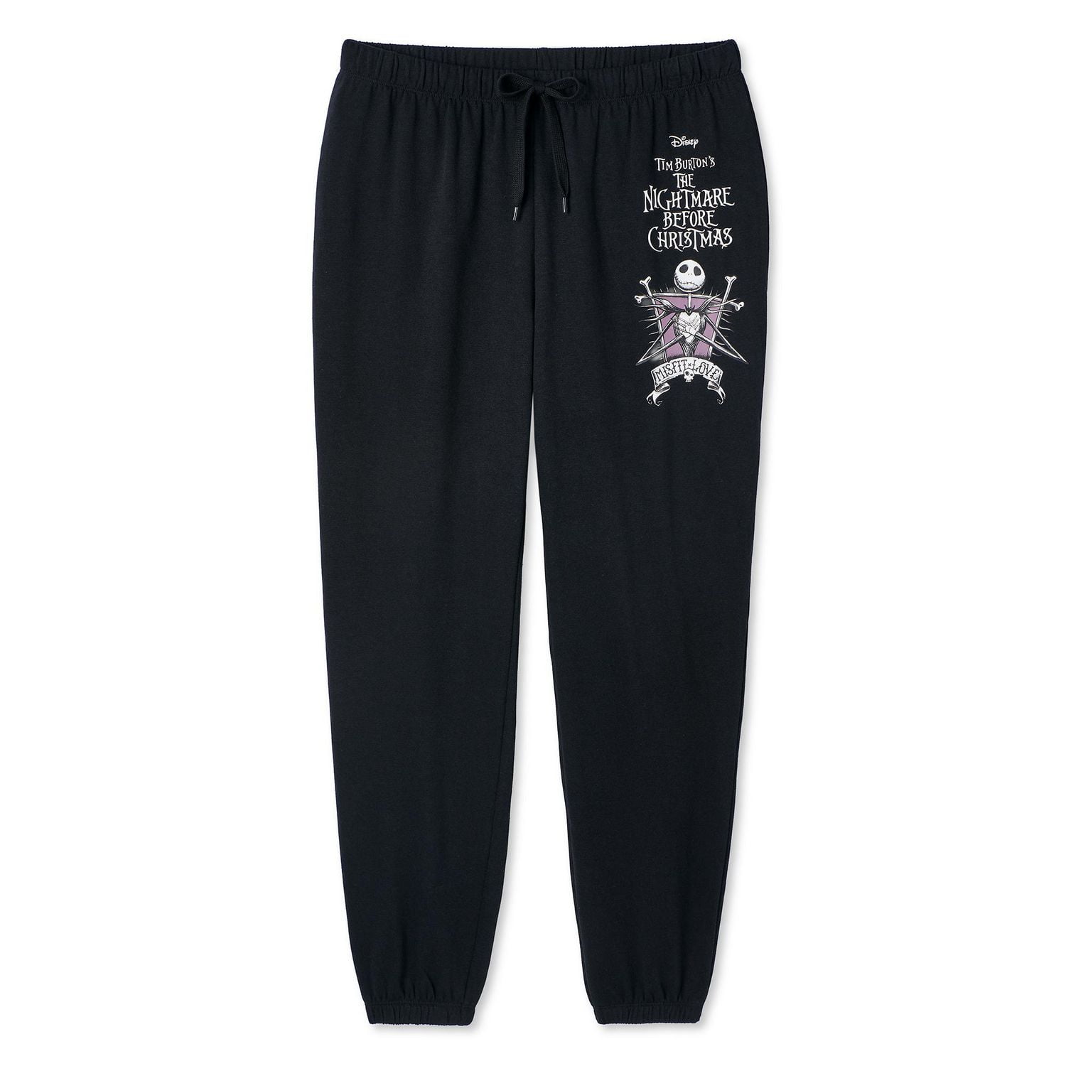 Disney Women's The Nightmare Before Christmas Fleece Jogger, Sizes XS-XL