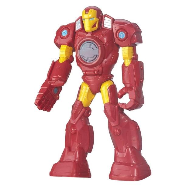 Figurine Iron Man Armure robot Marvel Super Hero Adventures de Playskool Heroes