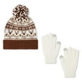 thumbnail image 1 of Time and Tru Women's Hat 2-Piece Set, 1 of 1