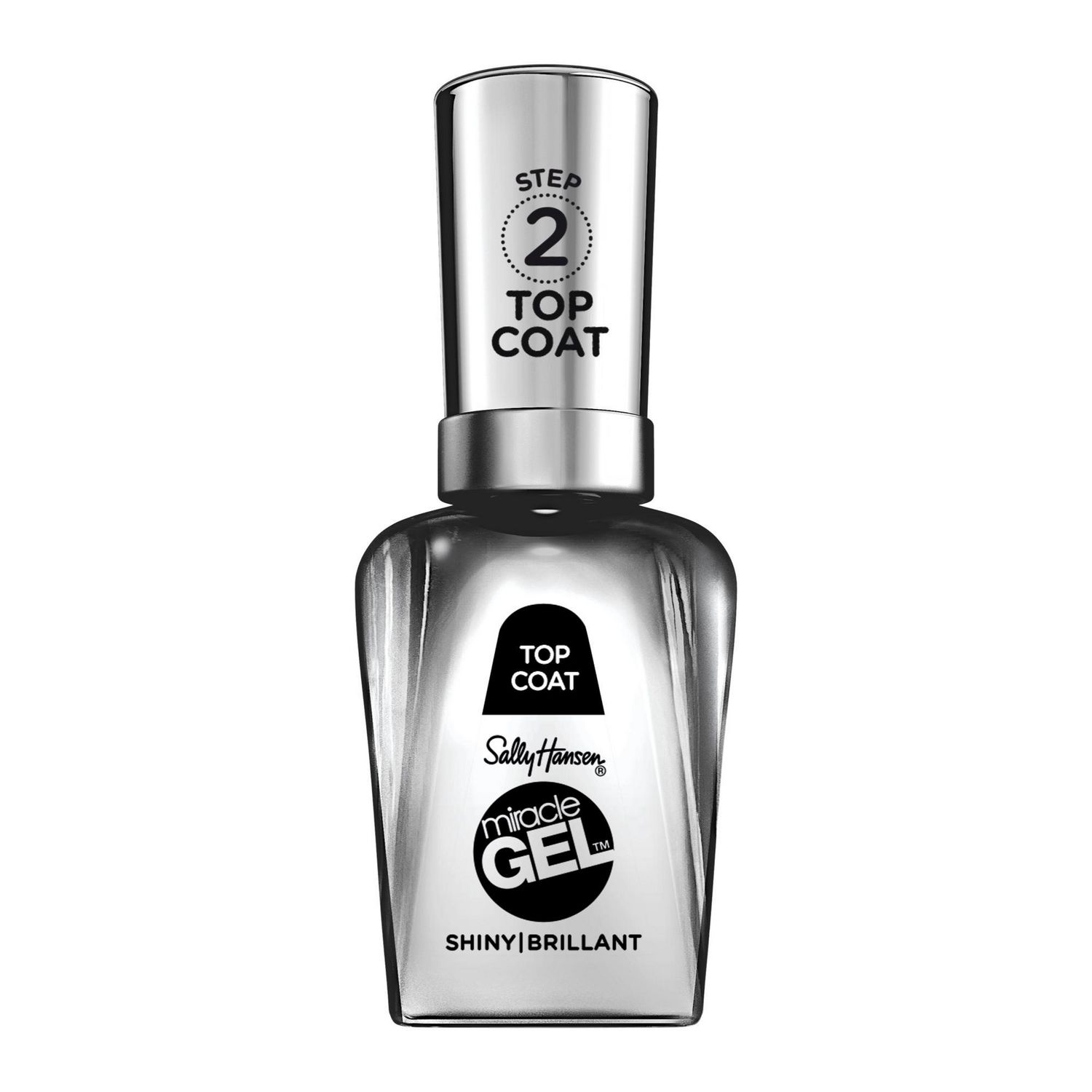 Sally Hansen Miracle Gel™ Top Coat Activator, Step Gel-like System, No  UV Light Needed, Up to Day of colour  shine, Chip-resistant and long-wear  nail polish