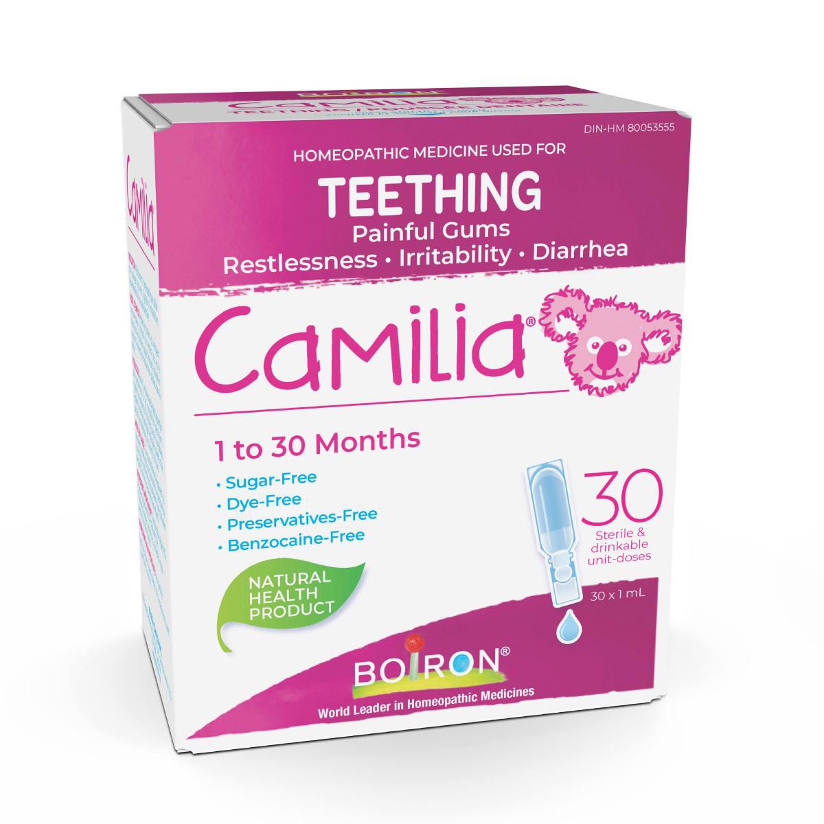 Camilia® pour la poussée dentaire