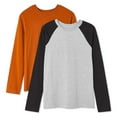 thumbnail image 1 of George Boys' Long Sleeve Tee 2-Pack, 1 of 2