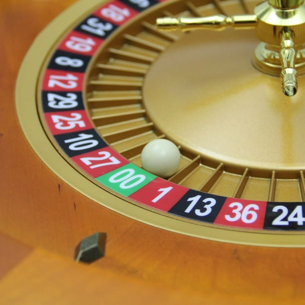 Roue de roulette en bois grande, Ensemble de jeu de roulette de casino, Table et roue de roulette
