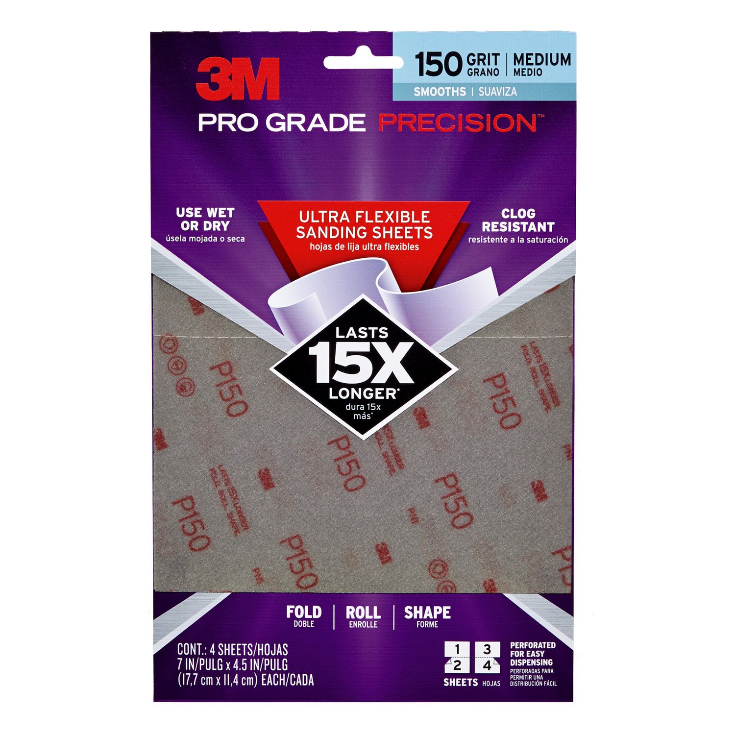 3M Pro Grade Precision Ultra Flexible Sanding Sheets Walmart Canada