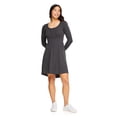 thumbnail image 1 of No Boundaries Women's Henley Dress, 1 of 6