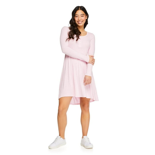 No Boundaries Women's Henley Dress - Walmart.ca