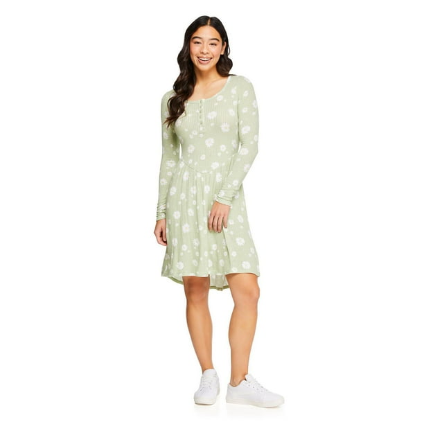 No Boundaries Women's Henley Dress - Walmart.ca