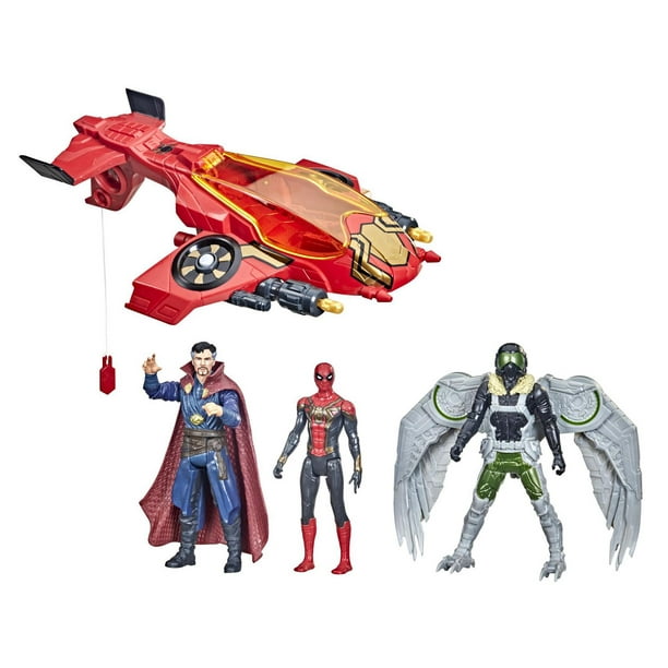 Marvel spider-man - jet araignée - figurines 15 cm spider-man
