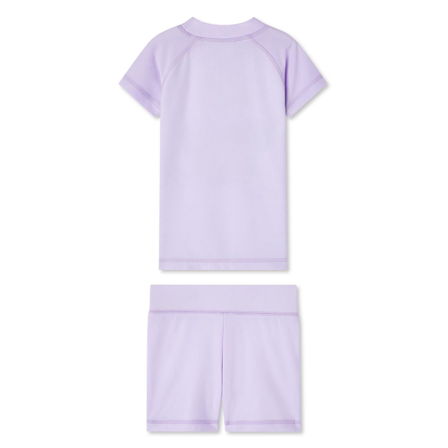 Maillot de bain 2 pièces avec haut anti-UV Minnie Mouse pour petites filles