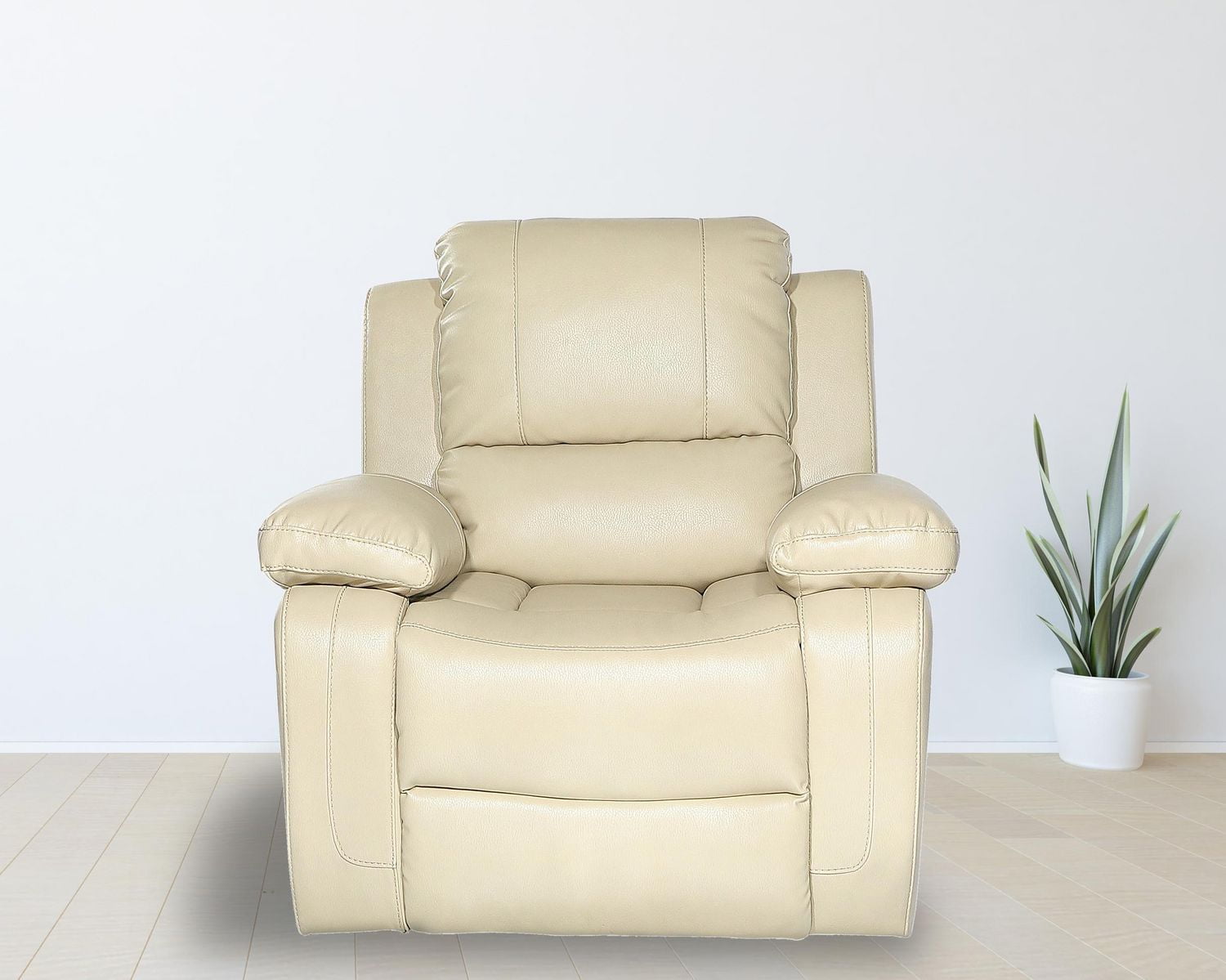 Taupe rocker online recliner