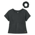 thumbnail image 3 of Justice Girls' Washed Seam Top 2-Piece Set, 3 of 3