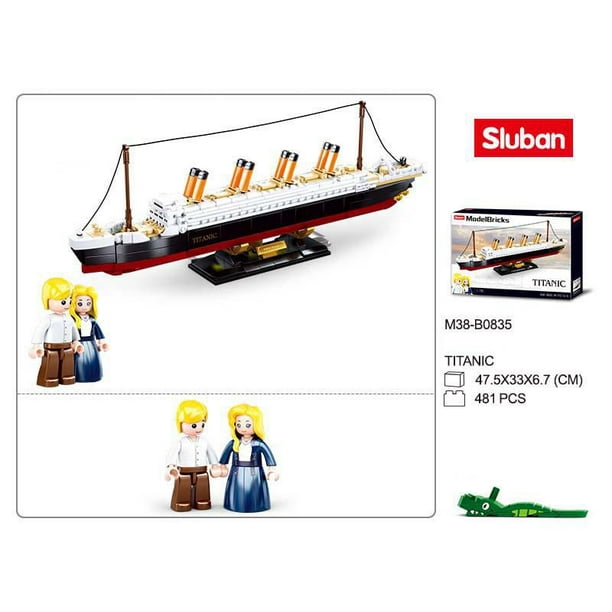 Brick Loot Titanic Ship Modular Building Brick Blocks 217 pcs Set Kit Fits  LEGO