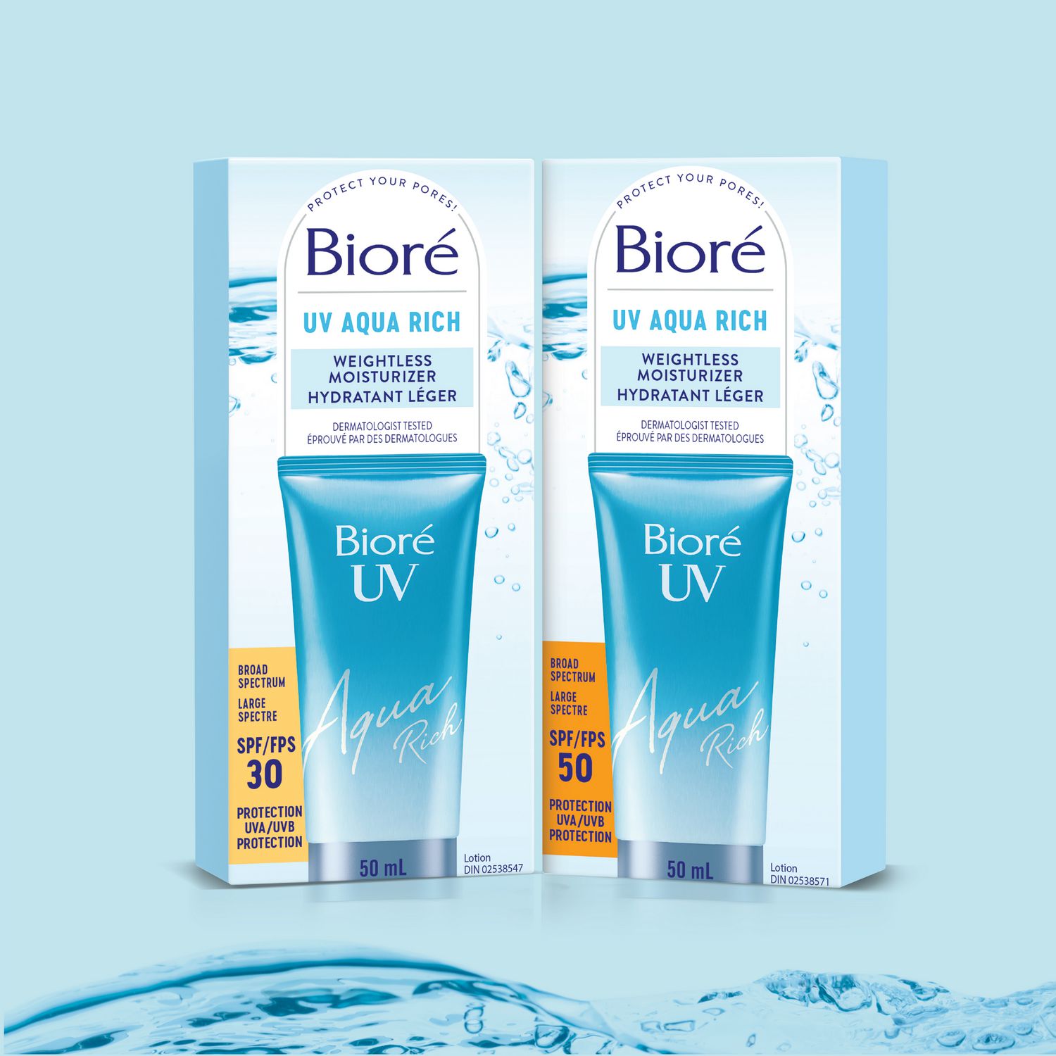 Bioré UV Aqua Rich Weightless Moisturizer - SPF 50 | 50mL