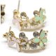 Boucles d'oreilles florales avec cristaux – image 1 sur 1
