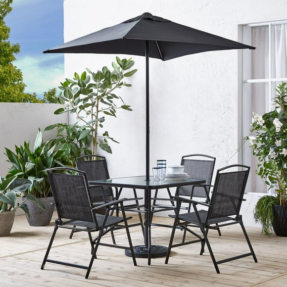Mainstays Carlington Dining Set, Quick-dry sling fabric
