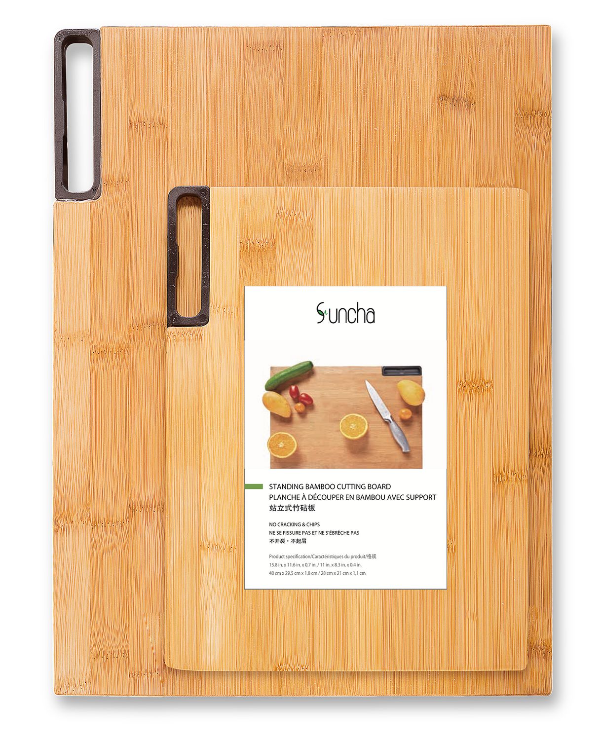 Suncha Bamboo Cutting Board Set Walmart Canada