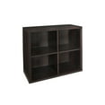 thumbnail image 2 of Closetmaid 4 Cube Organizer - Black Walnut, 2 of 2