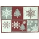 Napperon patchwork tapisserie flocon de neige – image 1 sur 1