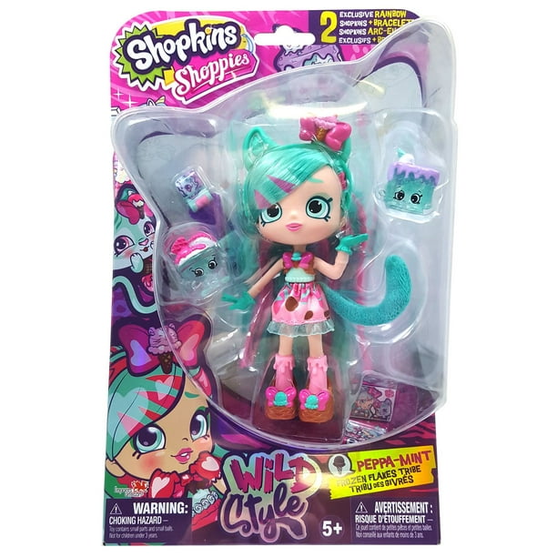 shopkins wild style peppa mint