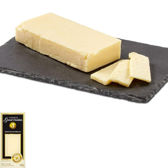 3 Year-Old Agropur Grand Cheddar, 200 g