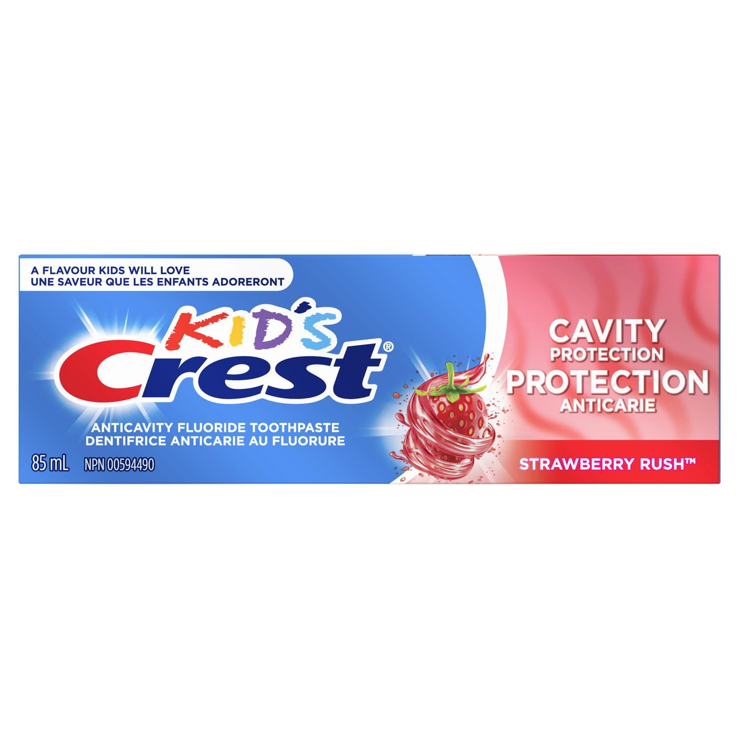 Crest Kid's Toothpaste Cavity Protection Sparkle Fun Gel, 100 mL (Pack of 2)