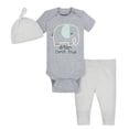 thumbnail image 1 of Gerber® Bébé neutre Ensemble de 3 pieces biologique  - Gris, 1 of 6